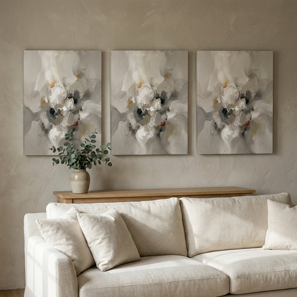 Greige Soft Gradients greige abstract wall art - BloomWorld wall art print
