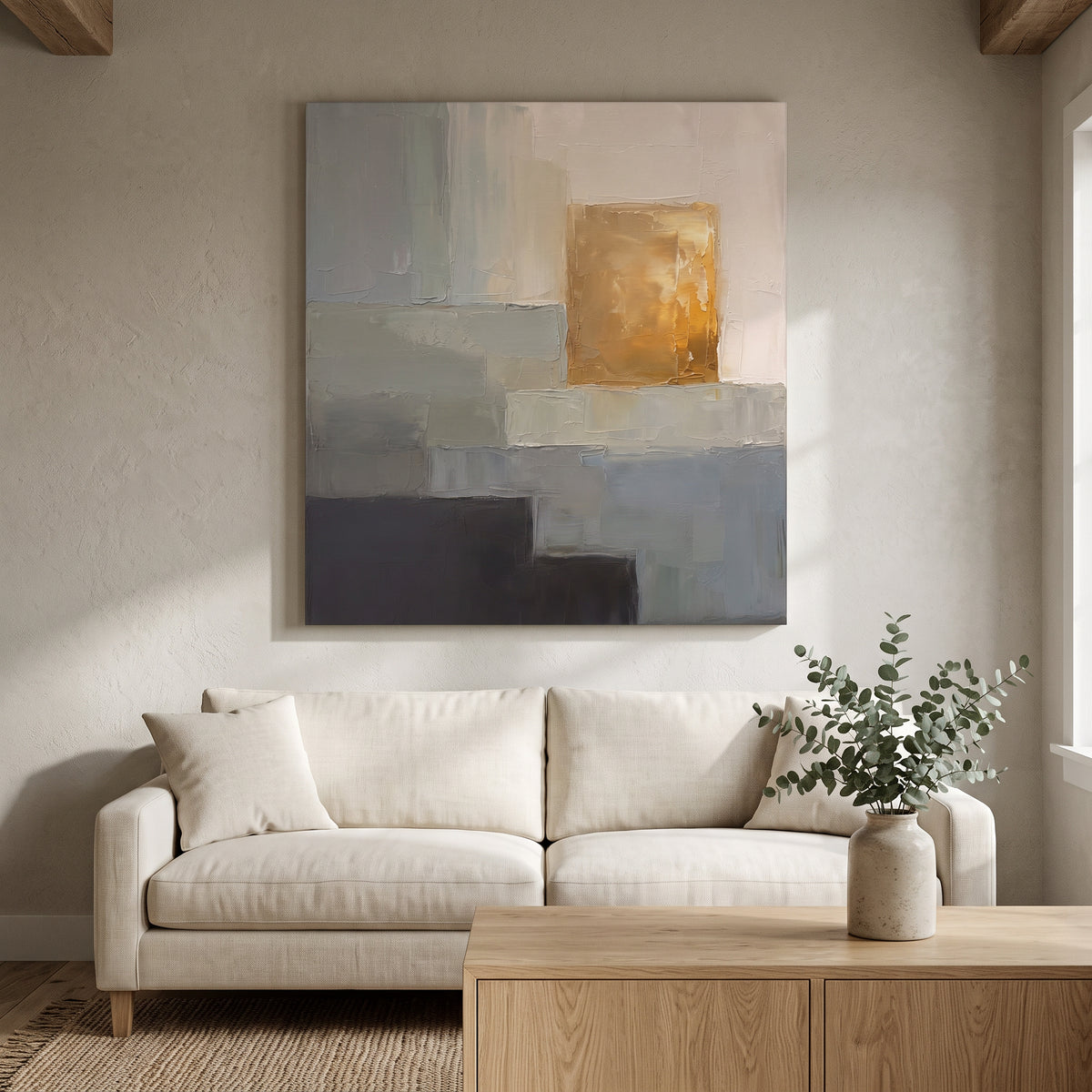Large Abstract Wall Art For Living Room, Abstract Canvas Print, Living Room Decor, Gift