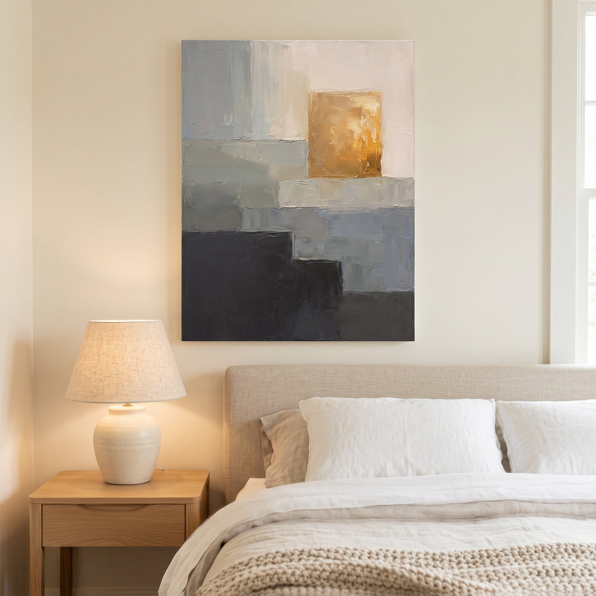 Large Abstract Wall Art For Living Room, Abstract Canvas Print, Living Room Decor, Gift