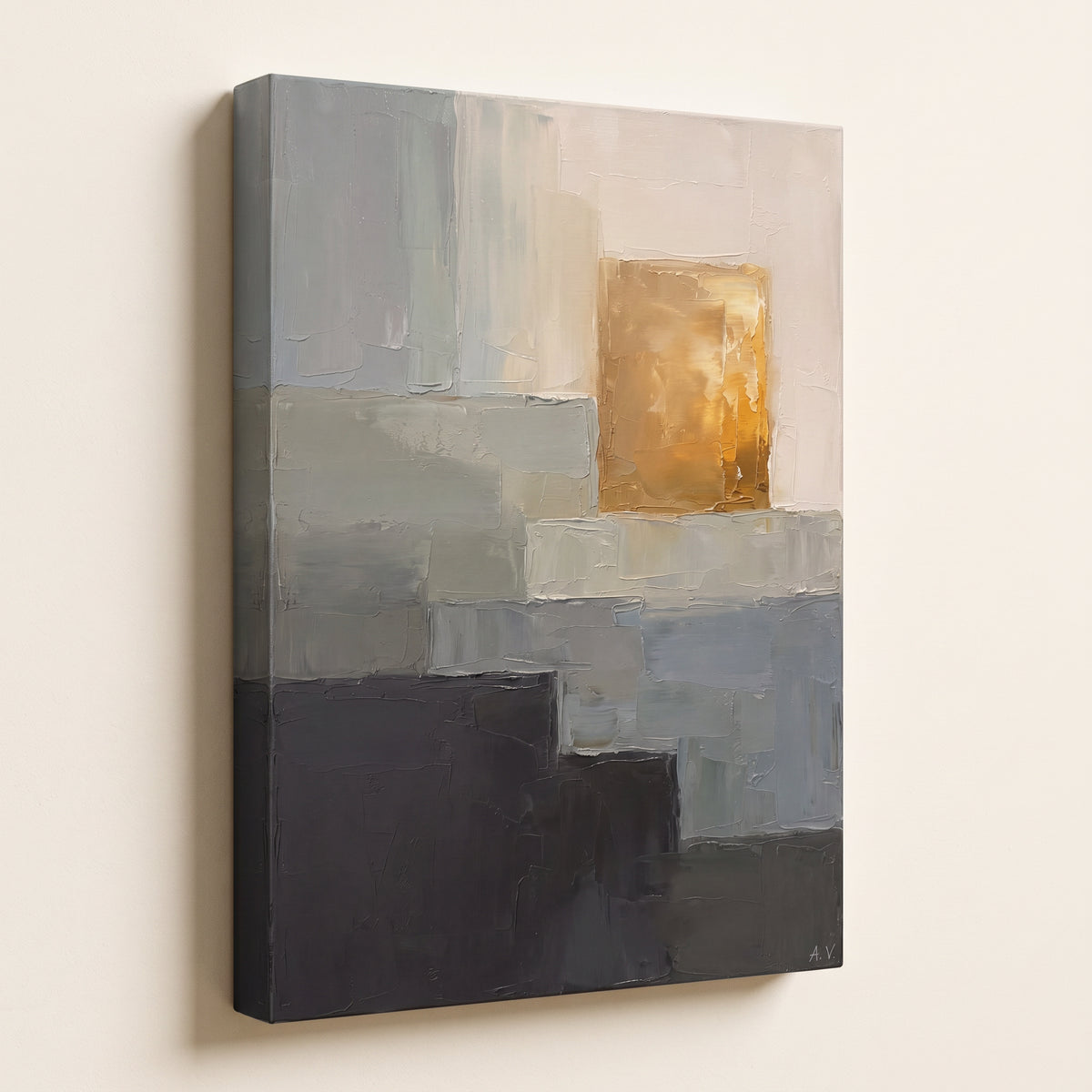 Large Abstract Wall Art For Living Room, Abstract Canvas Print, Living Room Decor, Gift