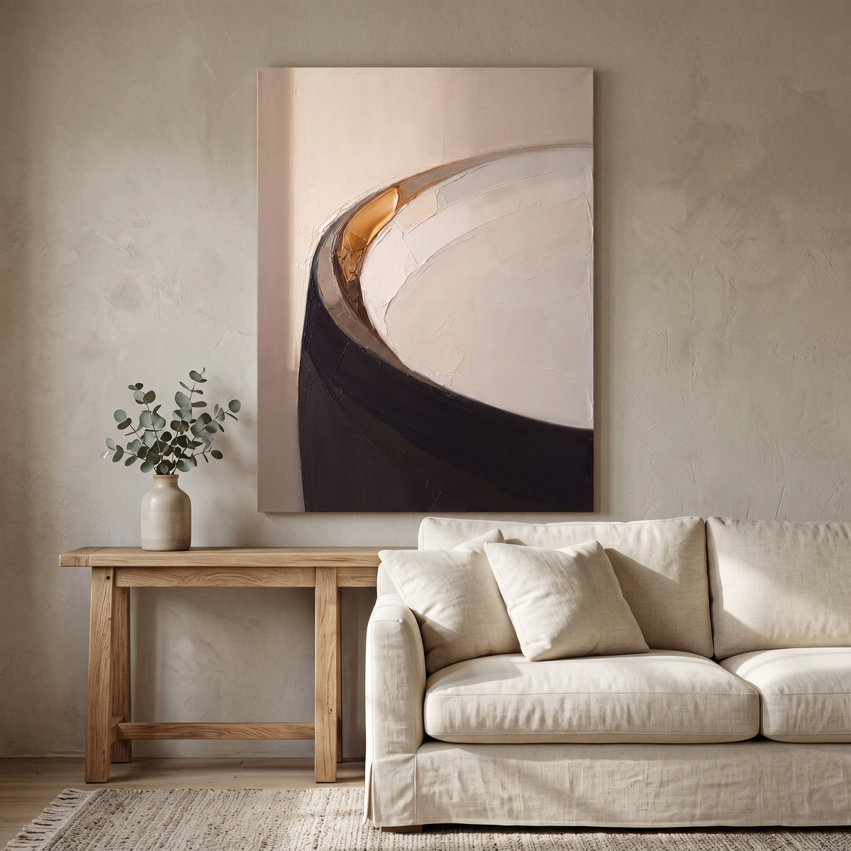 Abstract Wall Art For Living Room Large, Abstract Painterly Art, Living Room Decor, Gift