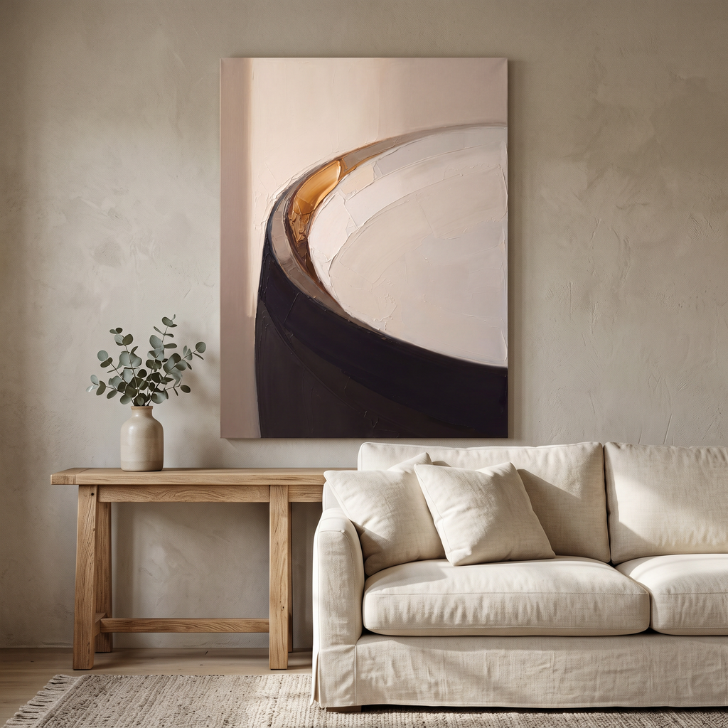 Abstract Wall Art For Living Room Large, Abstract Painterly Art, Living Room Decor, Gift