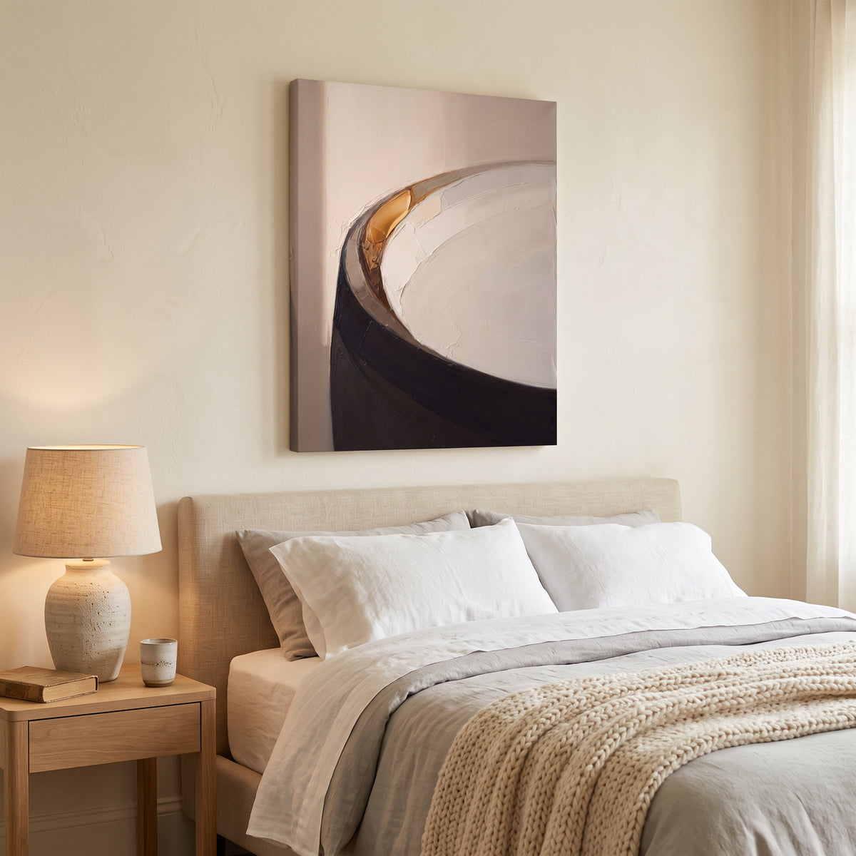 Abstract Wall Art For Living Room Large, Abstract Painterly Art, Living Room Decor, Gift