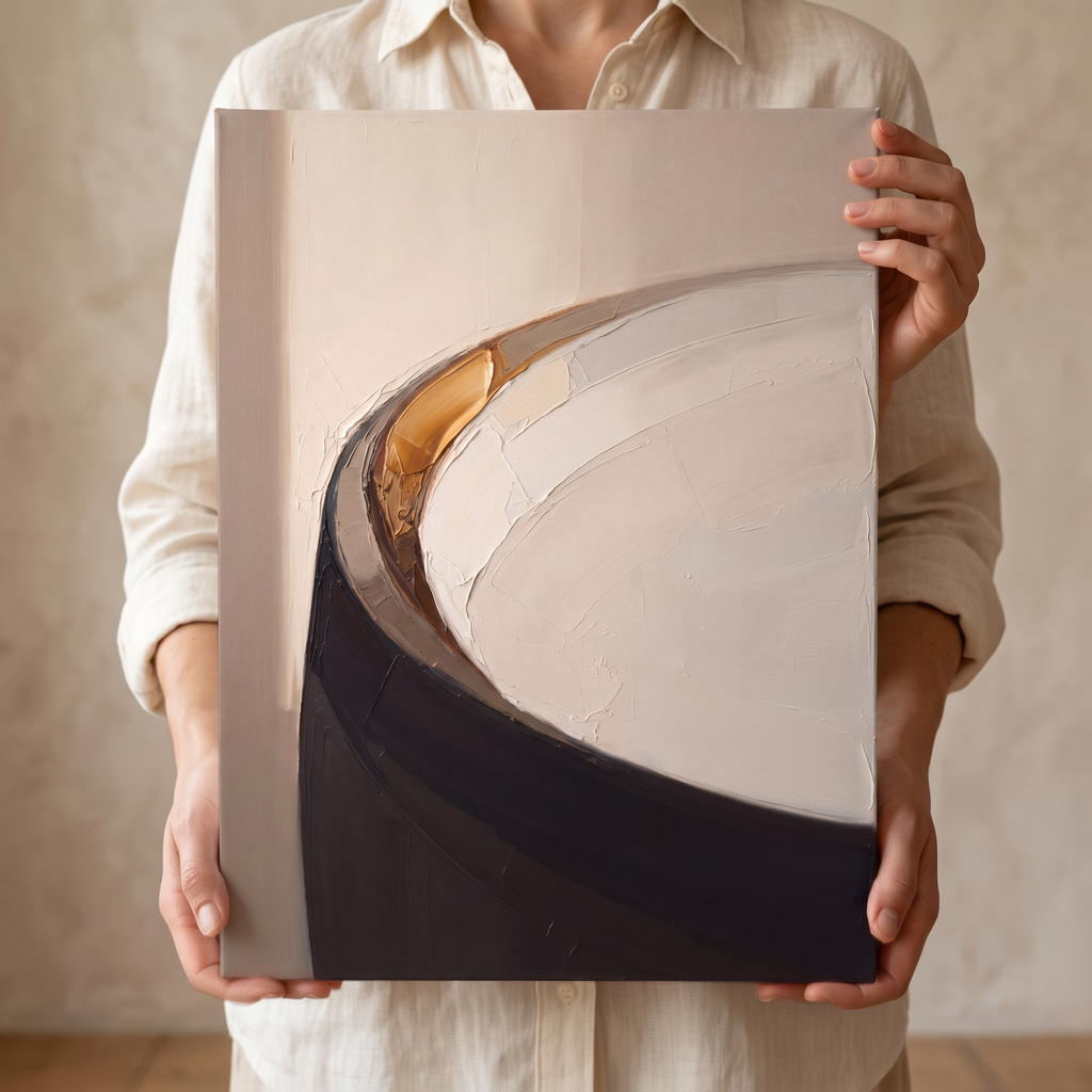 Abstract Wall Art For Living Room Large, Abstract Painterly Art, Living Room Decor, Gift
