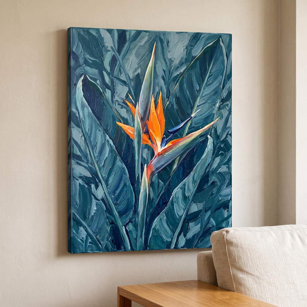 Blue Tropical Wall Art