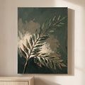 Single Stem Wall Art, Tropical Botanical Wall Art, Jungle Green Decor, Gift
