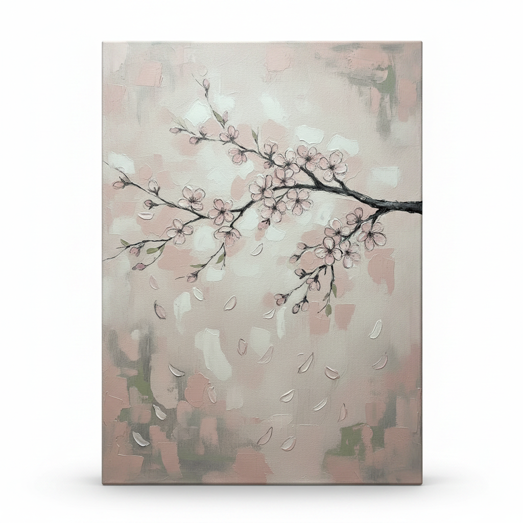 Cherry Blossom Drift cherry blossom wall art - BloomWorld wall art print