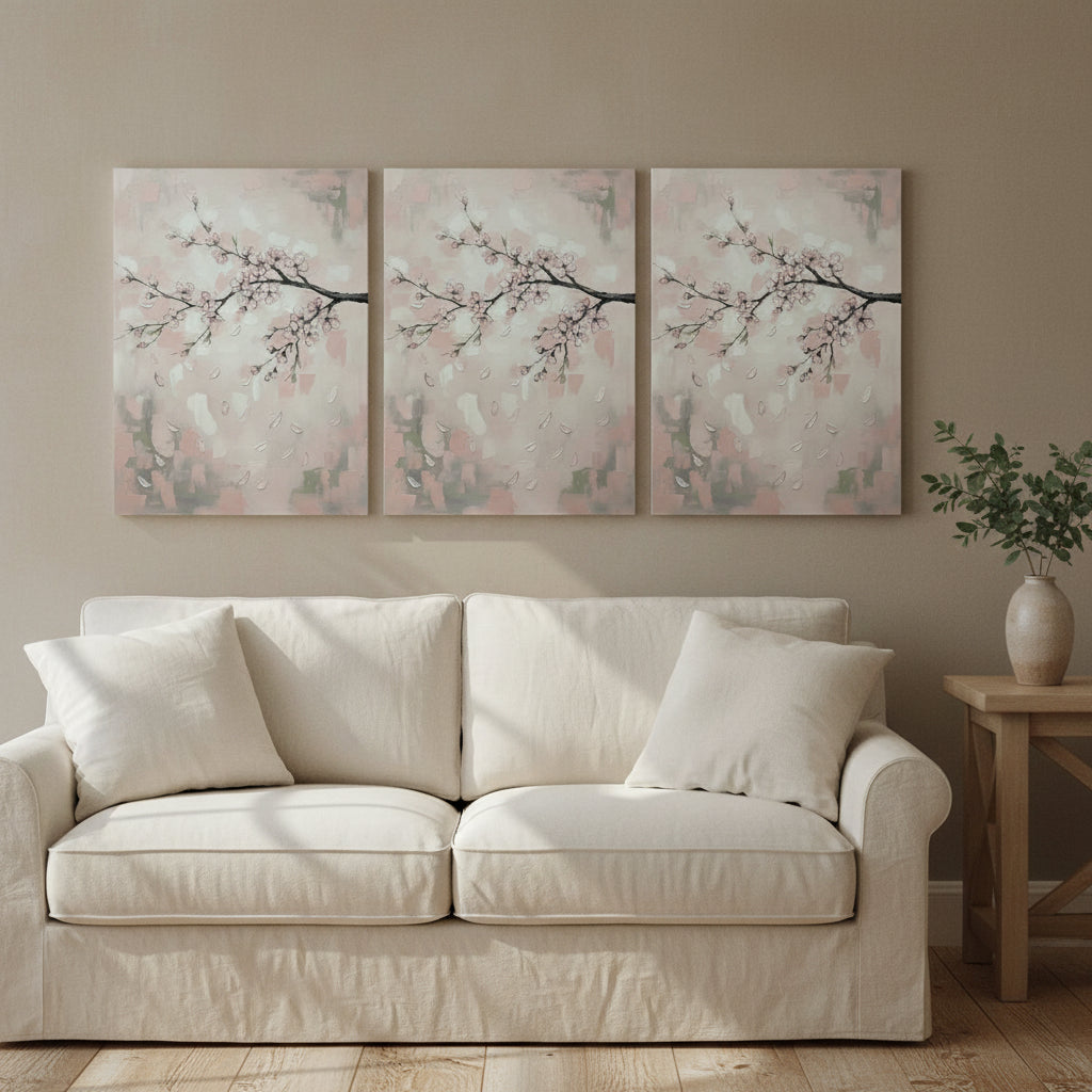 Cherry Blossom Drift cherry blossom wall art - BloomWorld wall art print