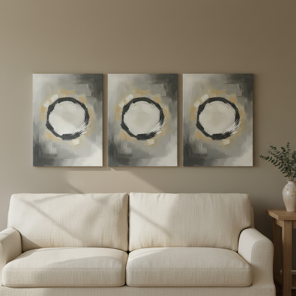 Enso Zen Circle zen wall art - BloomWorld wall art print