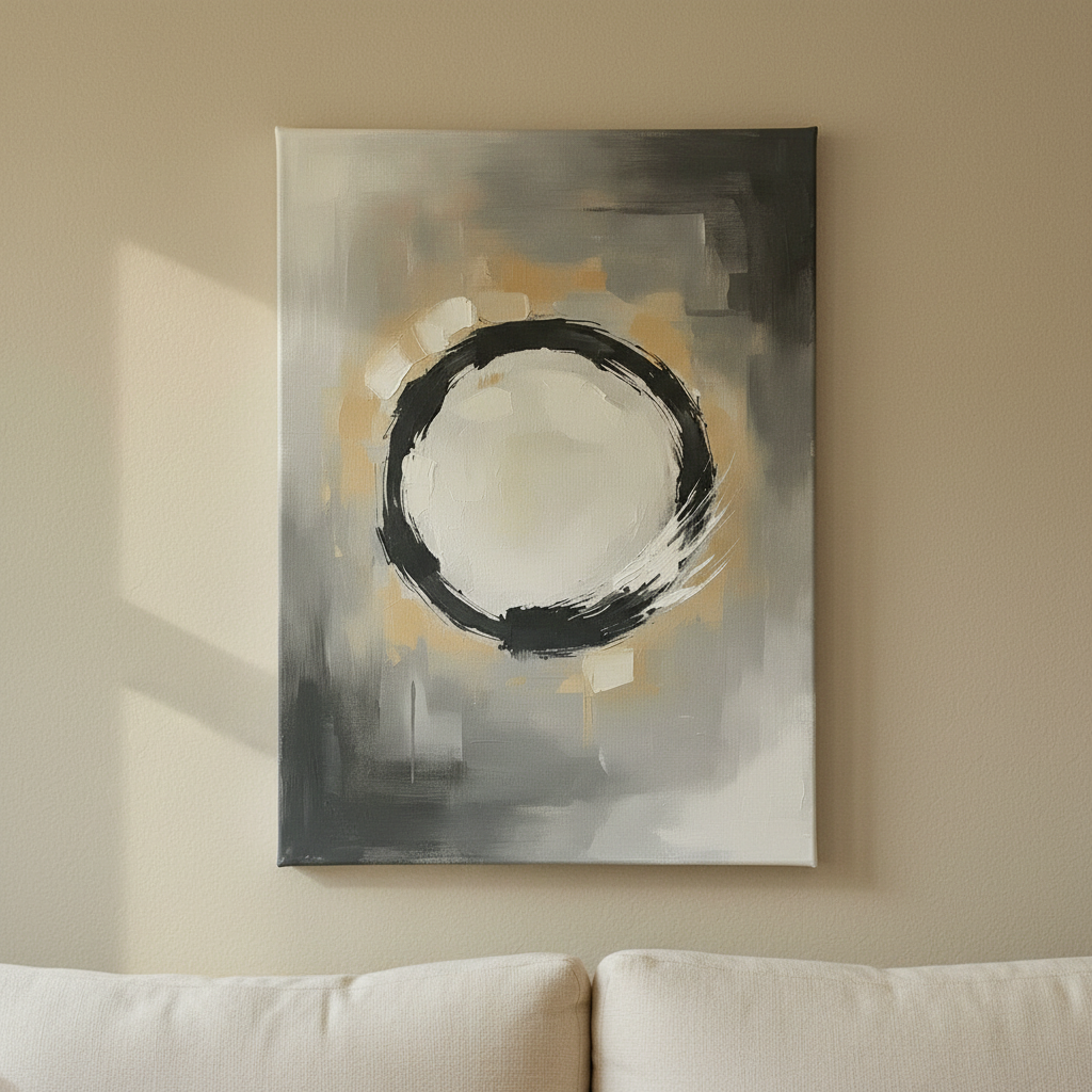Enso Zen Circle zen wall art - BloomWorld wall art print