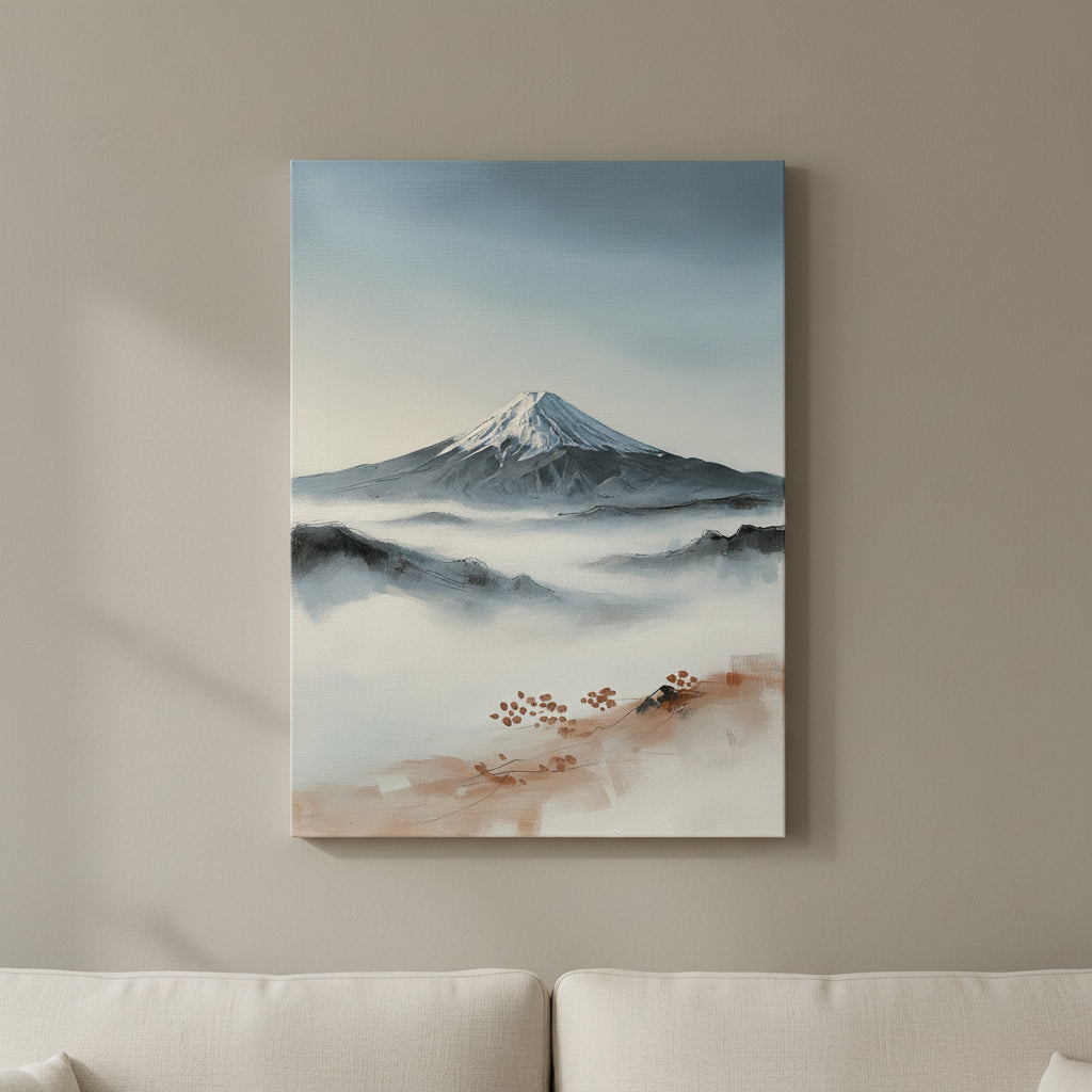 Mount Fuji Mist japanese wall art - BloomWorld wall art print