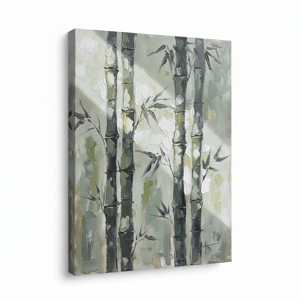 Bamboo Grove Light zen wall art - BloomWorld wall art print