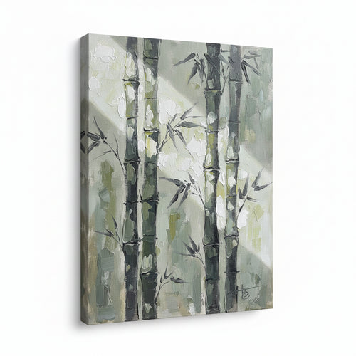 Bamboo Grove Light zen wall art - BloomWorld wall art print