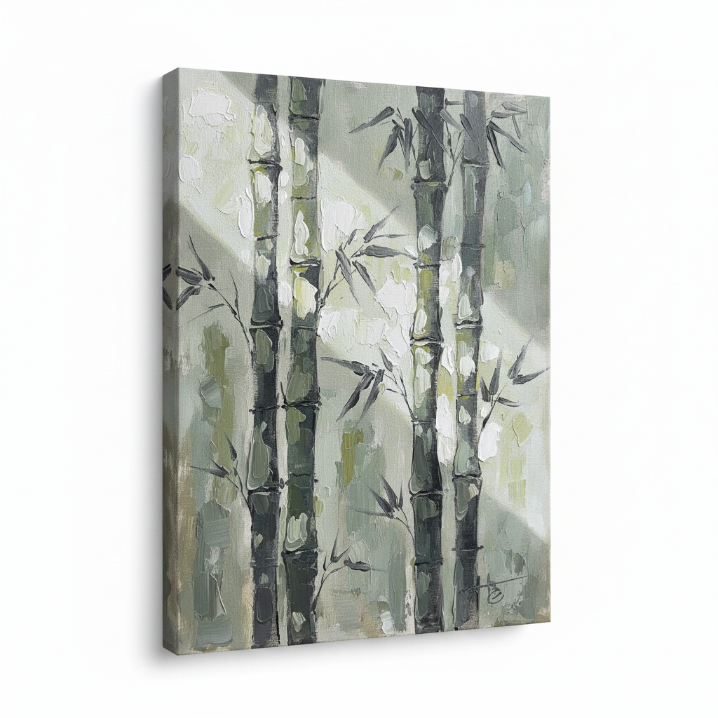 Bamboo Grove Light zen wall art - BloomWorld wall art print