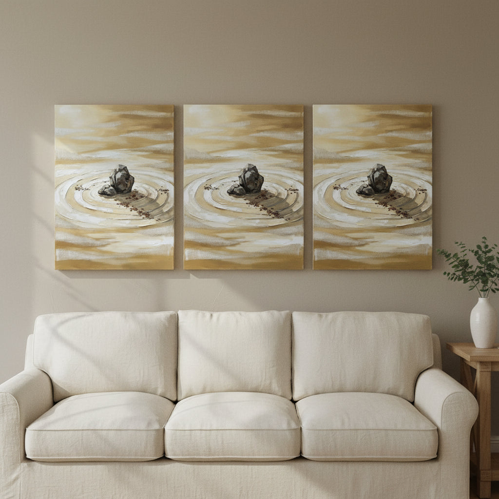 Zen Garden Rake zen wall decor - BloomWorld wall art print