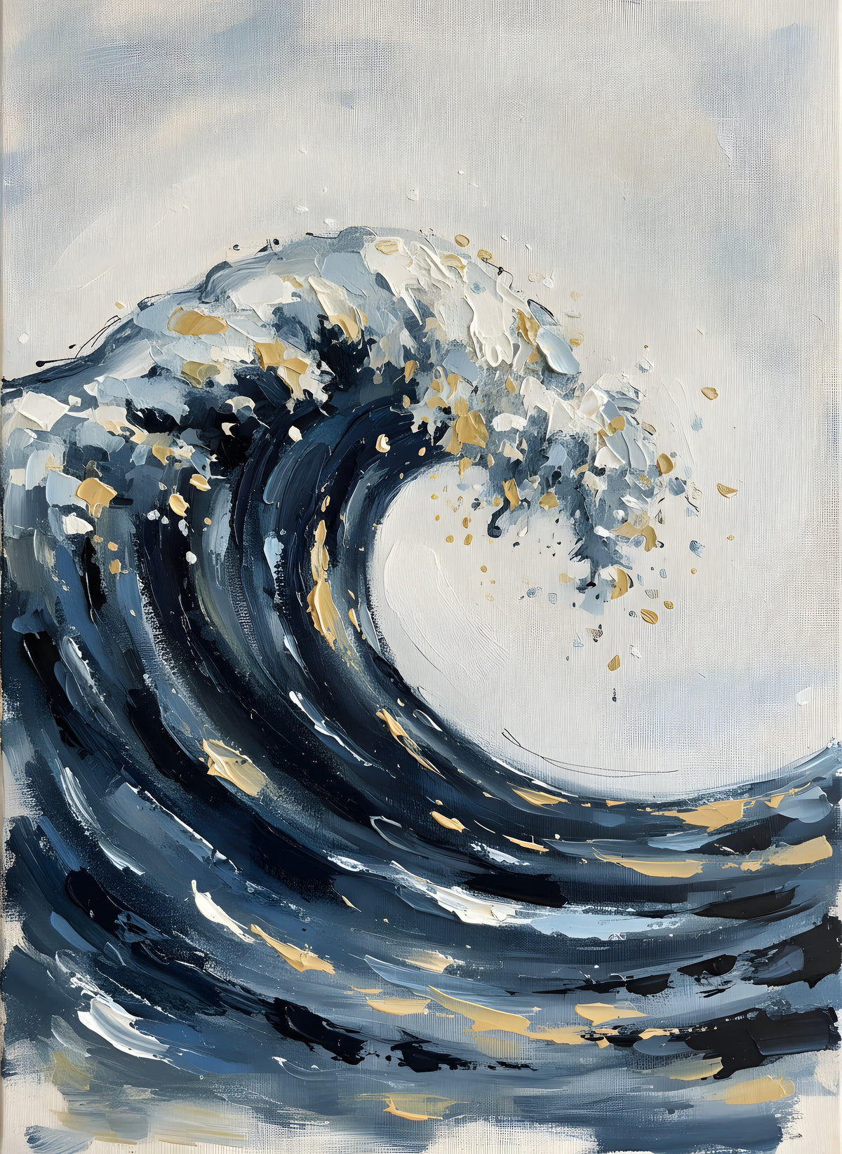 Great Wave Calm japanese wall art - BloomWorld wall art print