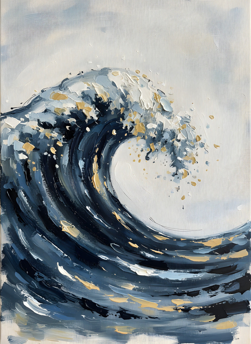 Great Wave Calm japanese wall art - BloomWorld wall art print