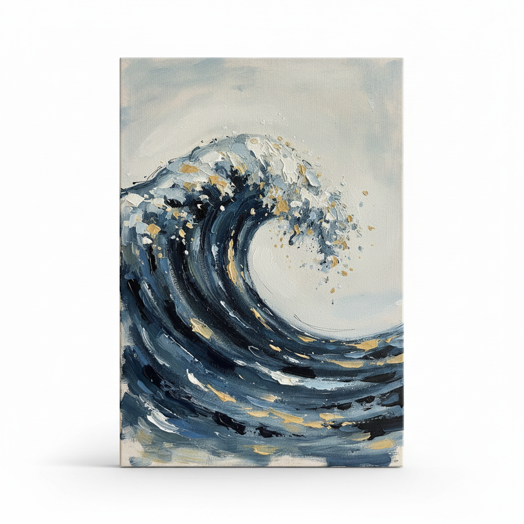 Great Wave Calm japanese wall art - BloomWorld wall art print