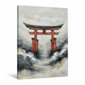 Torii Gate Dawn traditional japanese wall art - BloomWorld wall art print