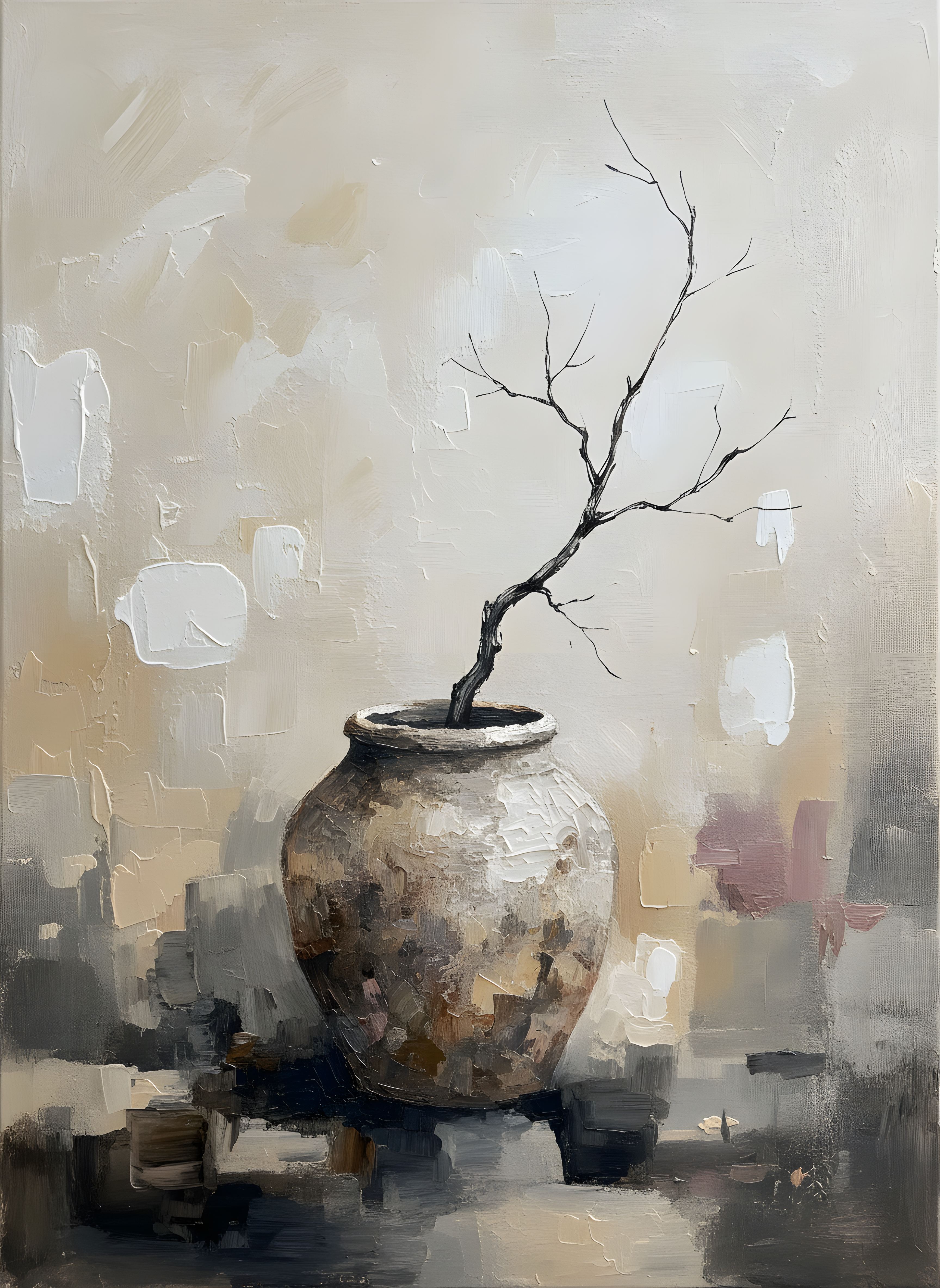 Wabi-Sabi Stillness vintage japanese wall art - BloomWorld wall art print