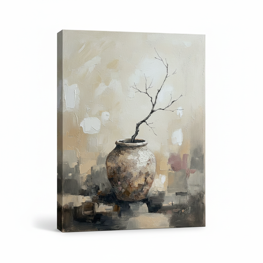Wabi-Sabi Stillness vintage japanese wall art - BloomWorld wall art print