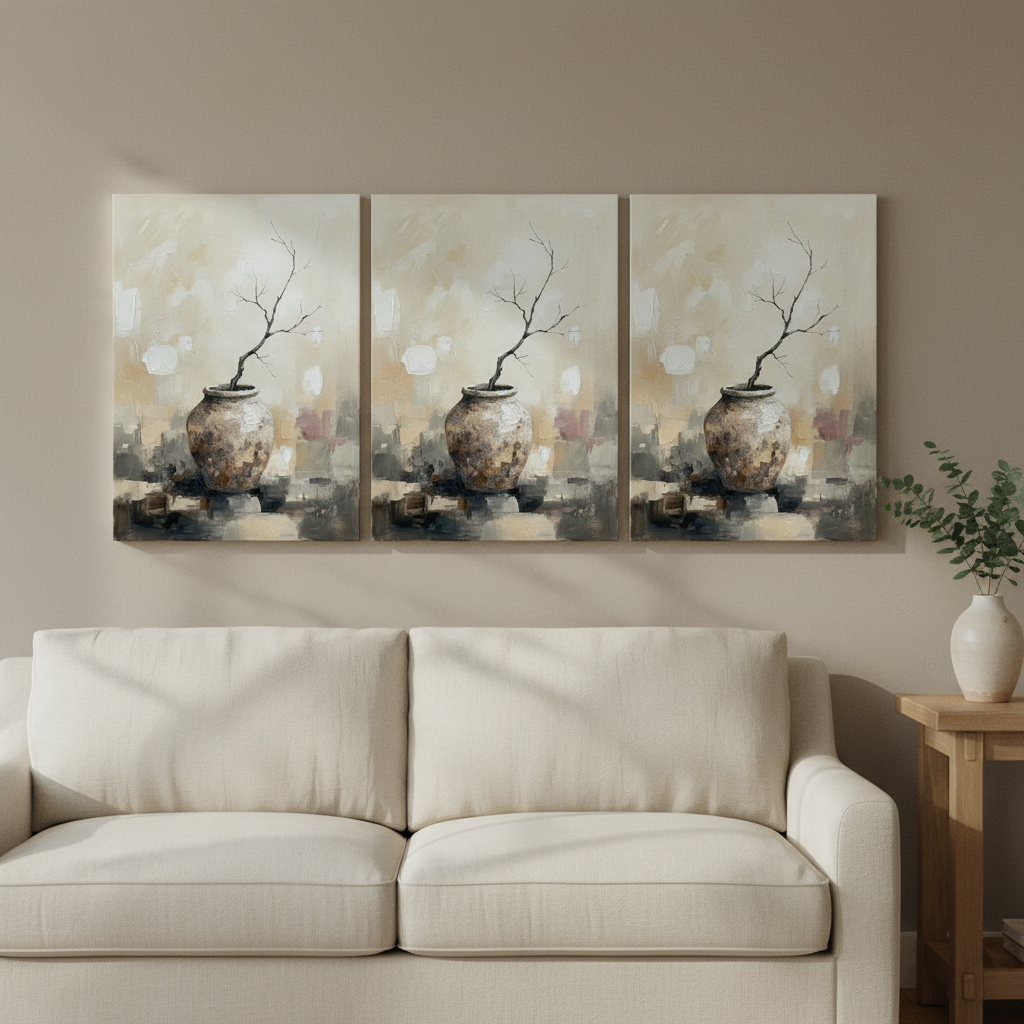 Wabi-Sabi Stillness vintage japanese wall art - BloomWorld wall art print