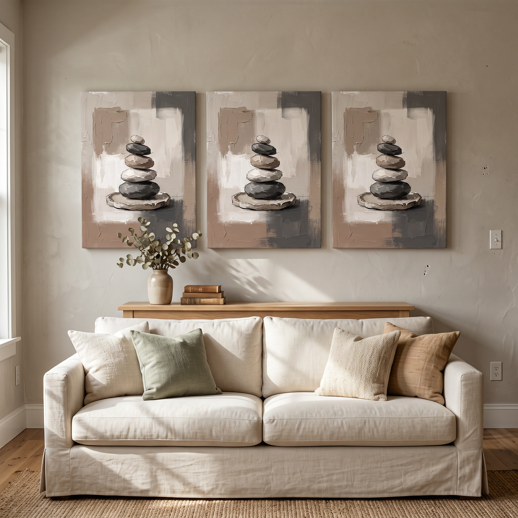 Earth Tone Zen earth tone zen wall decor - BloomWorld wall art print