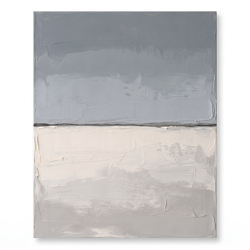 Calm Horizon Line Minimalist Wall Art, Scandinavian Seascape Print, Serene Bathroom Decor, Gift