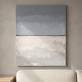 Calm Horizon Line Minimalist Wall Art, Scandinavian Seascape Print, Serene Bathroom Decor, Gift