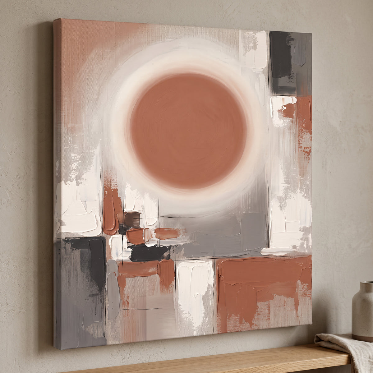 Minimal Sun Circle  - BloomWorld wall art print