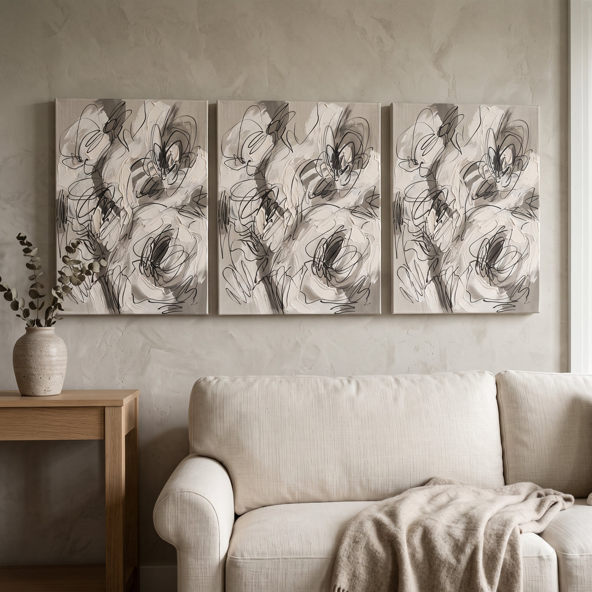 Organic Hand Drawing  - BloomWorld wall art print