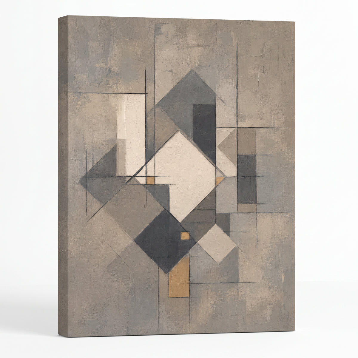 Mother Child Line Art Minimalist Canvas — abstract line art, bedroom decor, canvas wall art shown on a wall in a styled interior, view C1 (minimalist line art) 