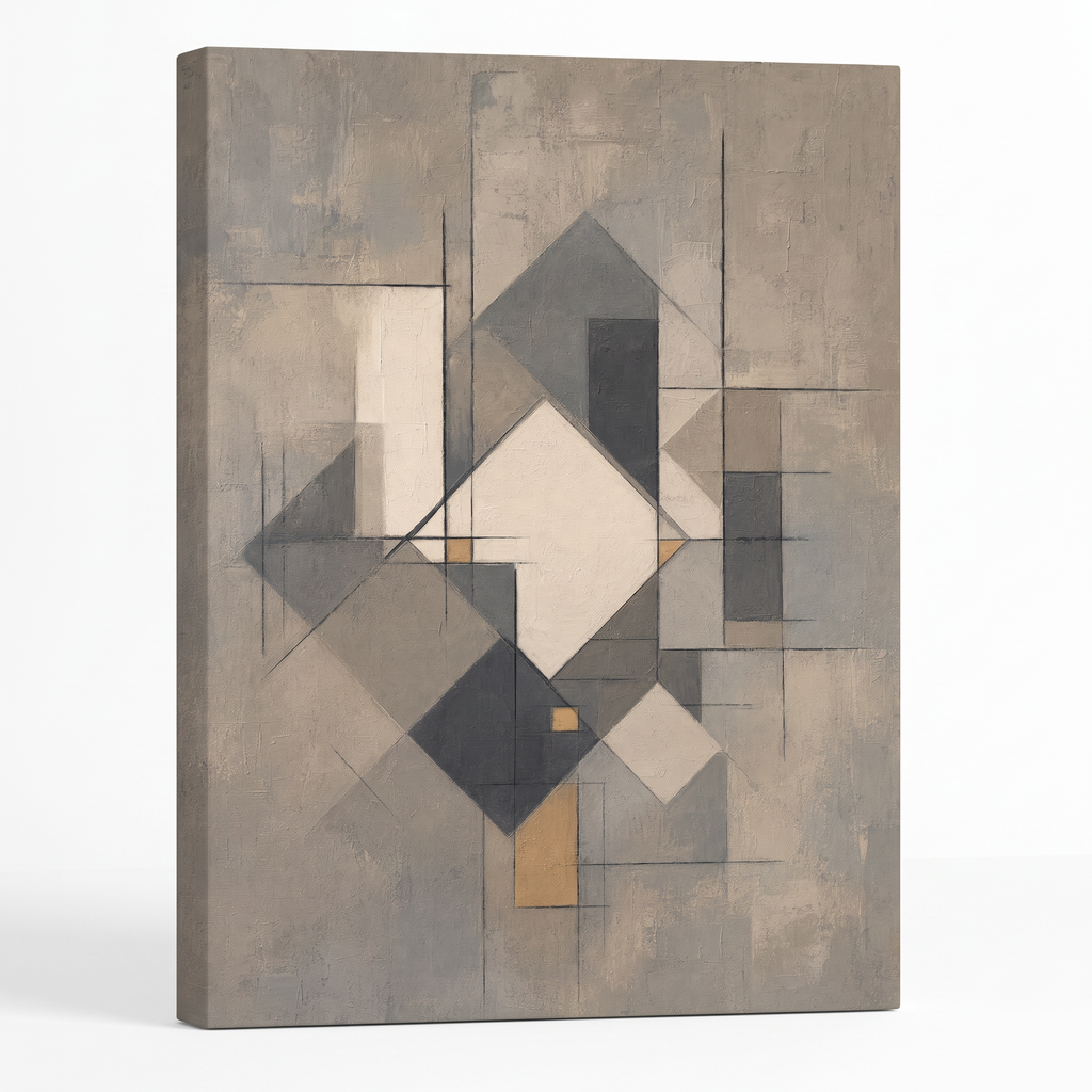 Mother Child Line Art Minimalist Canvas — abstract line art, bedroom decor, canvas wall art shown on a wall in a styled interior, view C1 (minimalist line art) 