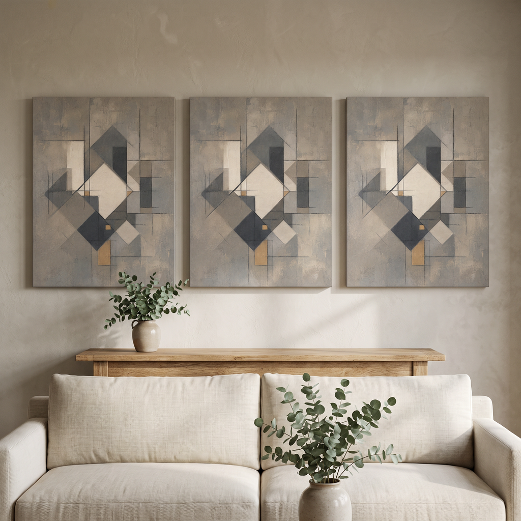 Mother Child Line Art Minimalist Canvas — abstract line art, bedroom decor, canvas wall art shown on a wall in a styled interior, view C3 (minimalist line art) 