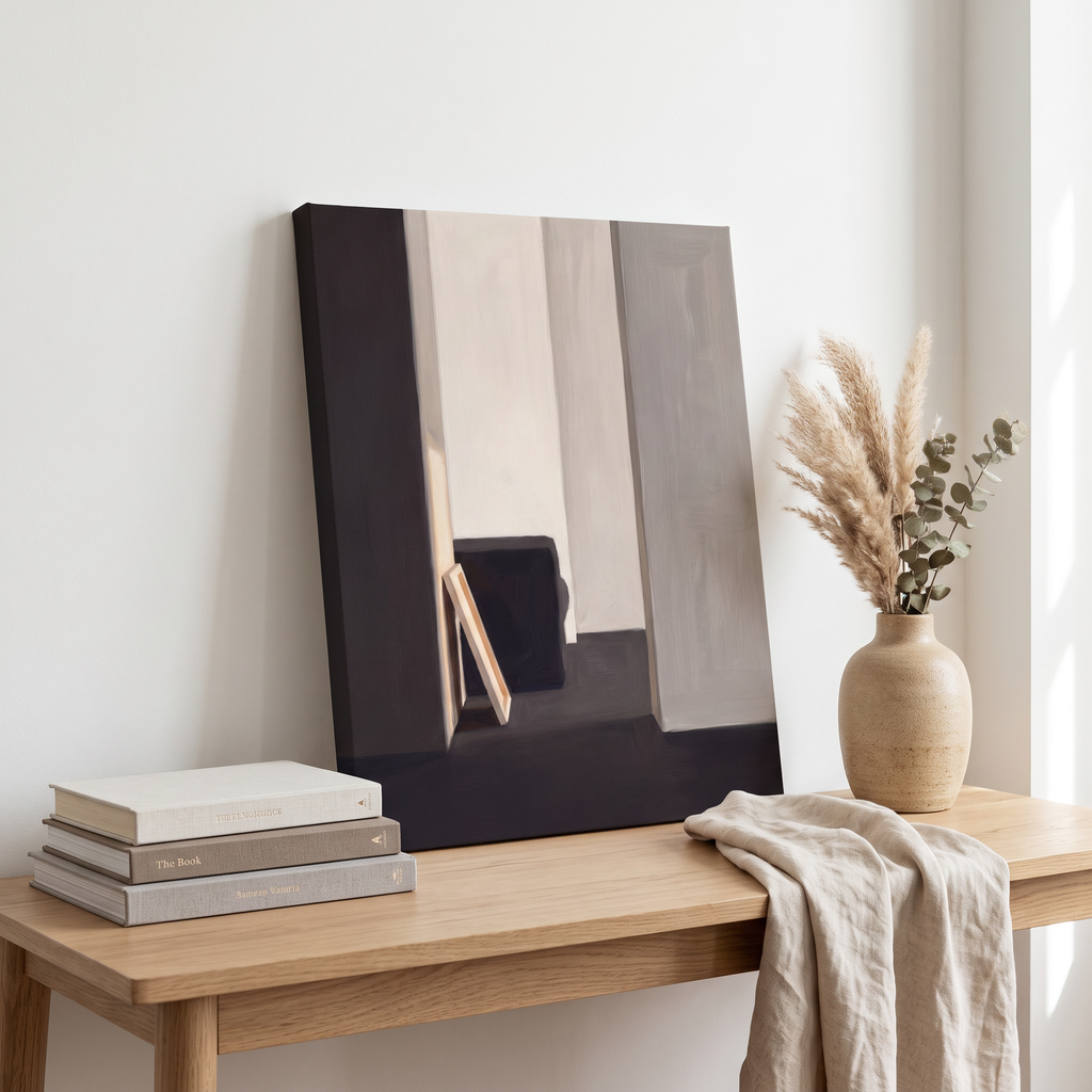Large Modern Wall Art For Dining Room, Minimalist Scandinavian Line Art, Bedroom Decor, Gift