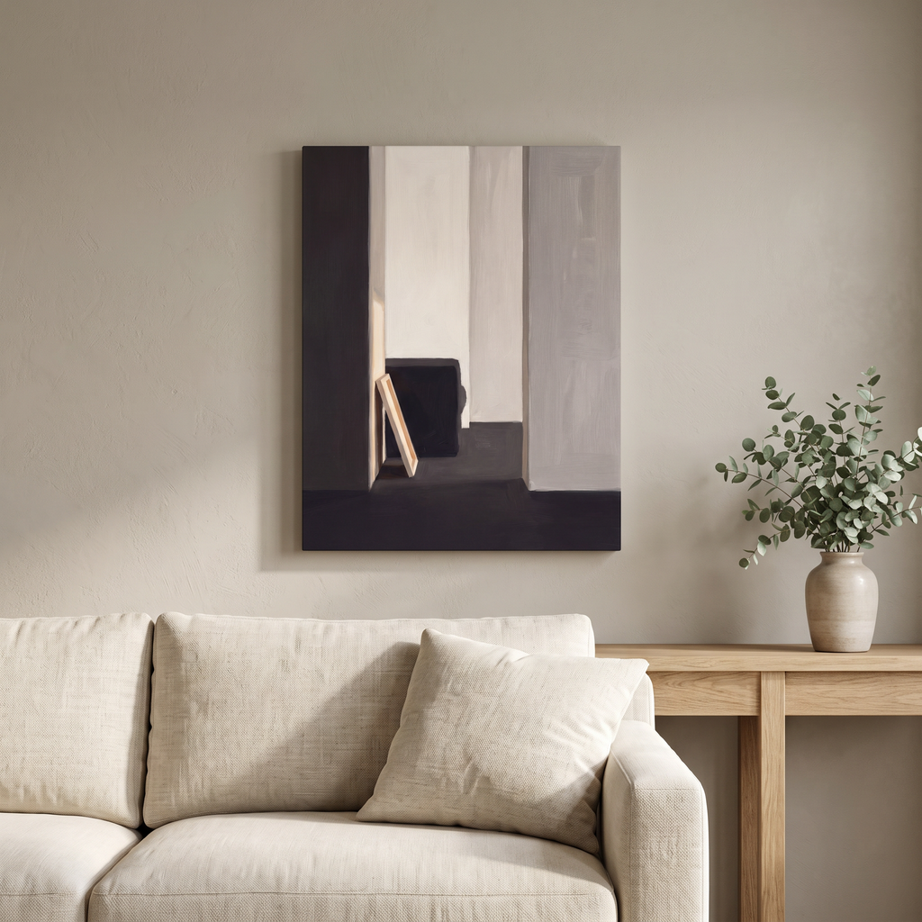 Large Modern Wall Art For Dining Room, Minimalist Scandinavian Line Art, Bedroom Decor, Gift