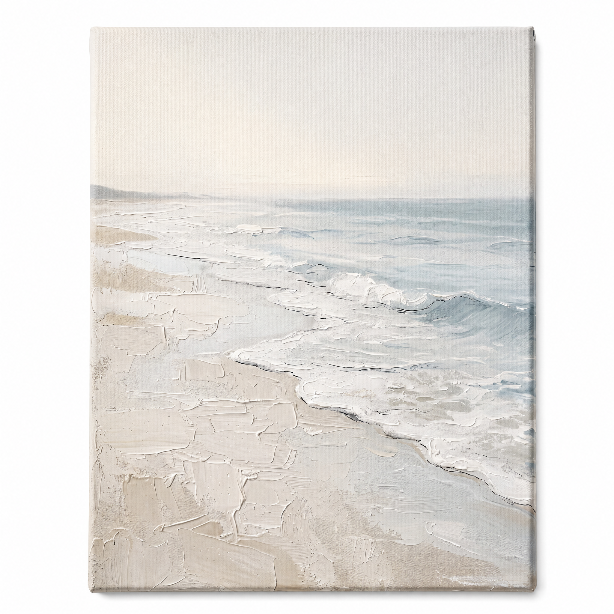 Wet Sand Foam Beach Wall Decor, Bathroom Decor, Gift