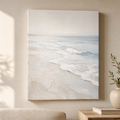 Wet Sand Foam Beach Wall Decor, Bathroom Decor, Gift