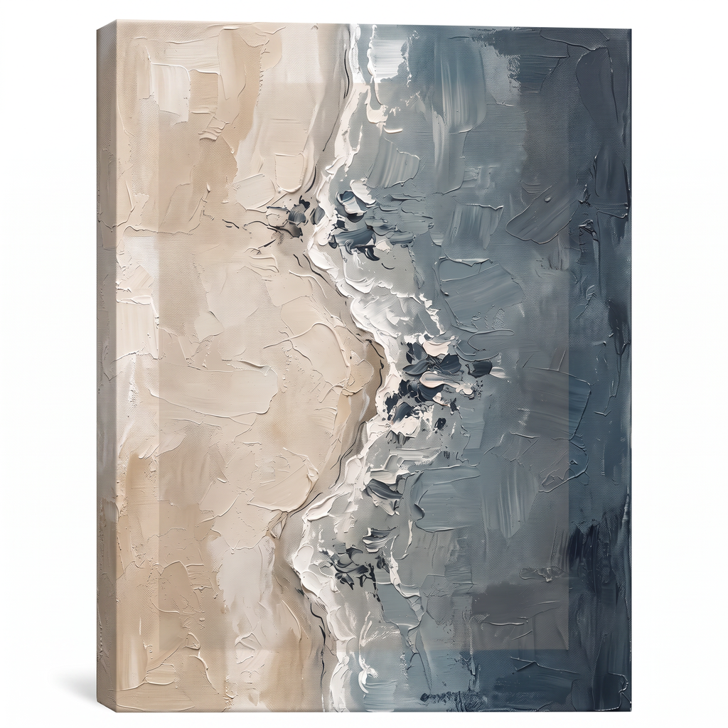 Quiet Tide Line Beach Wall Art, Bathroom Decor, Gift
