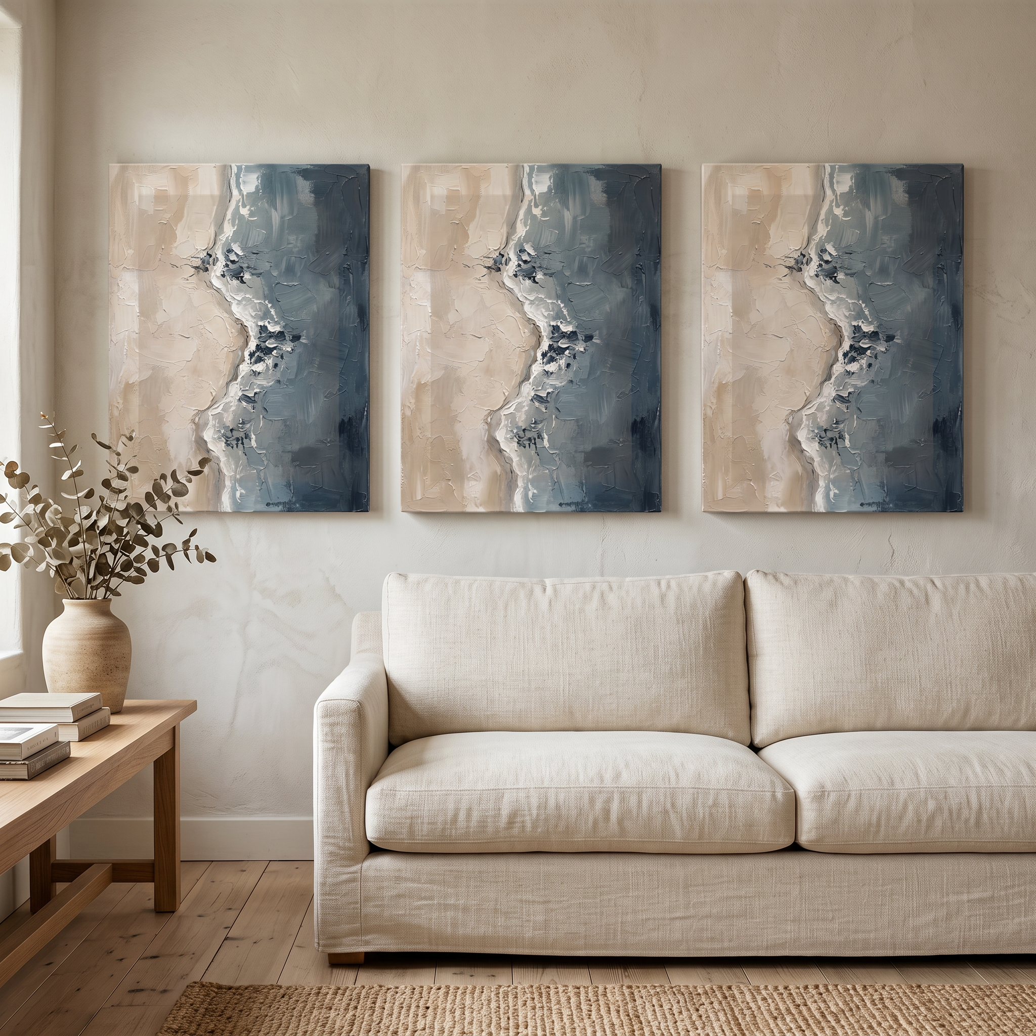 Quiet Tide Line Beach Wall Art, Bathroom Decor, Gift