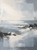 Abstract Sea Layers abstract sea art - BloomWorld wall art print
