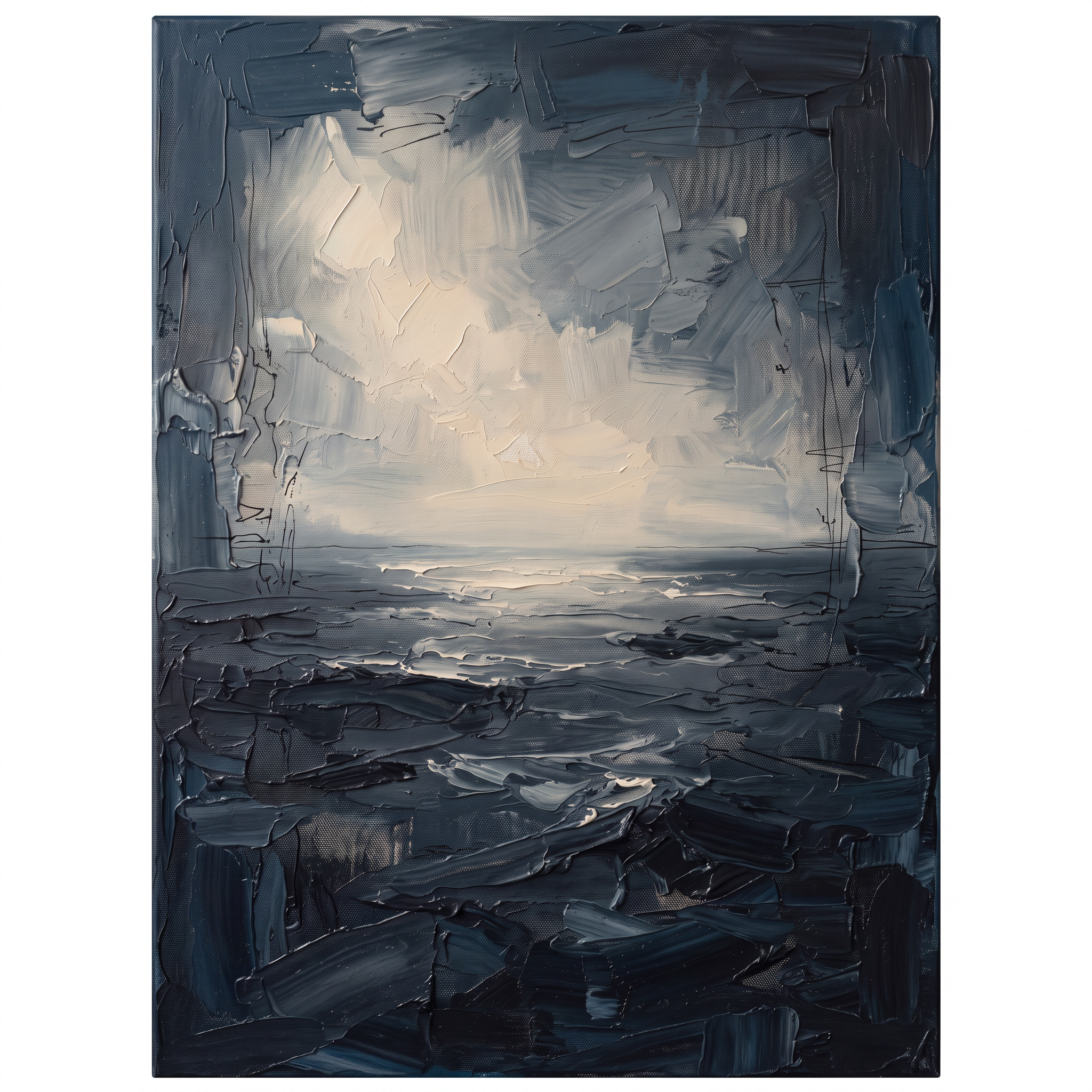 Dark Ocean Atmosphere dark ocean wall art - BloomWorld wall art print