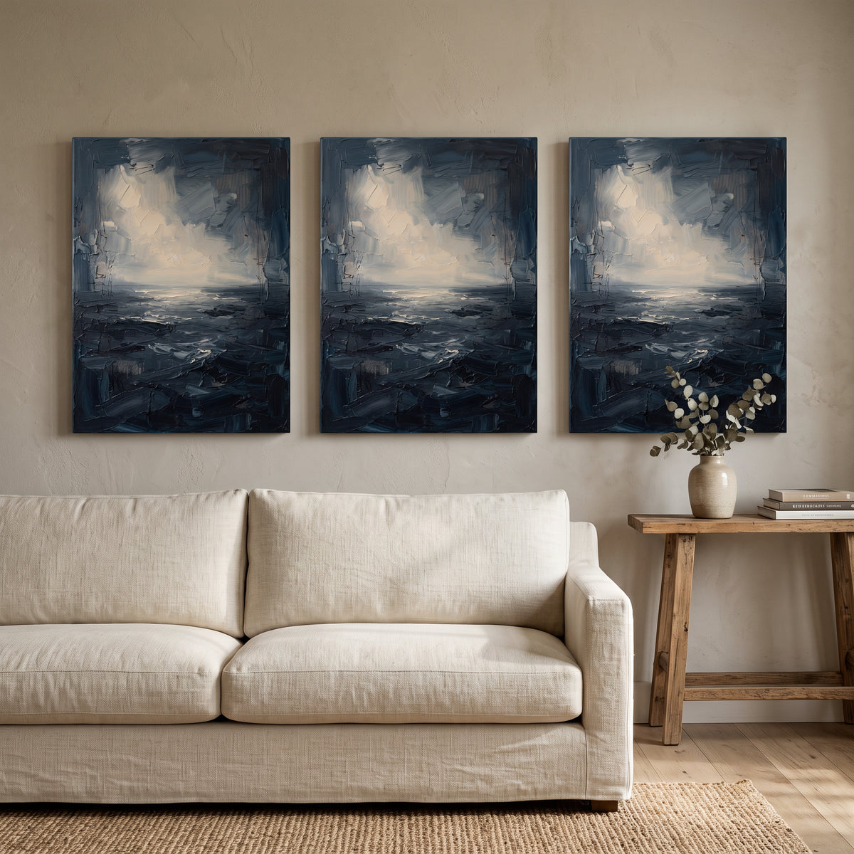 Dark Ocean Atmosphere dark ocean wall art - BloomWorld wall art print