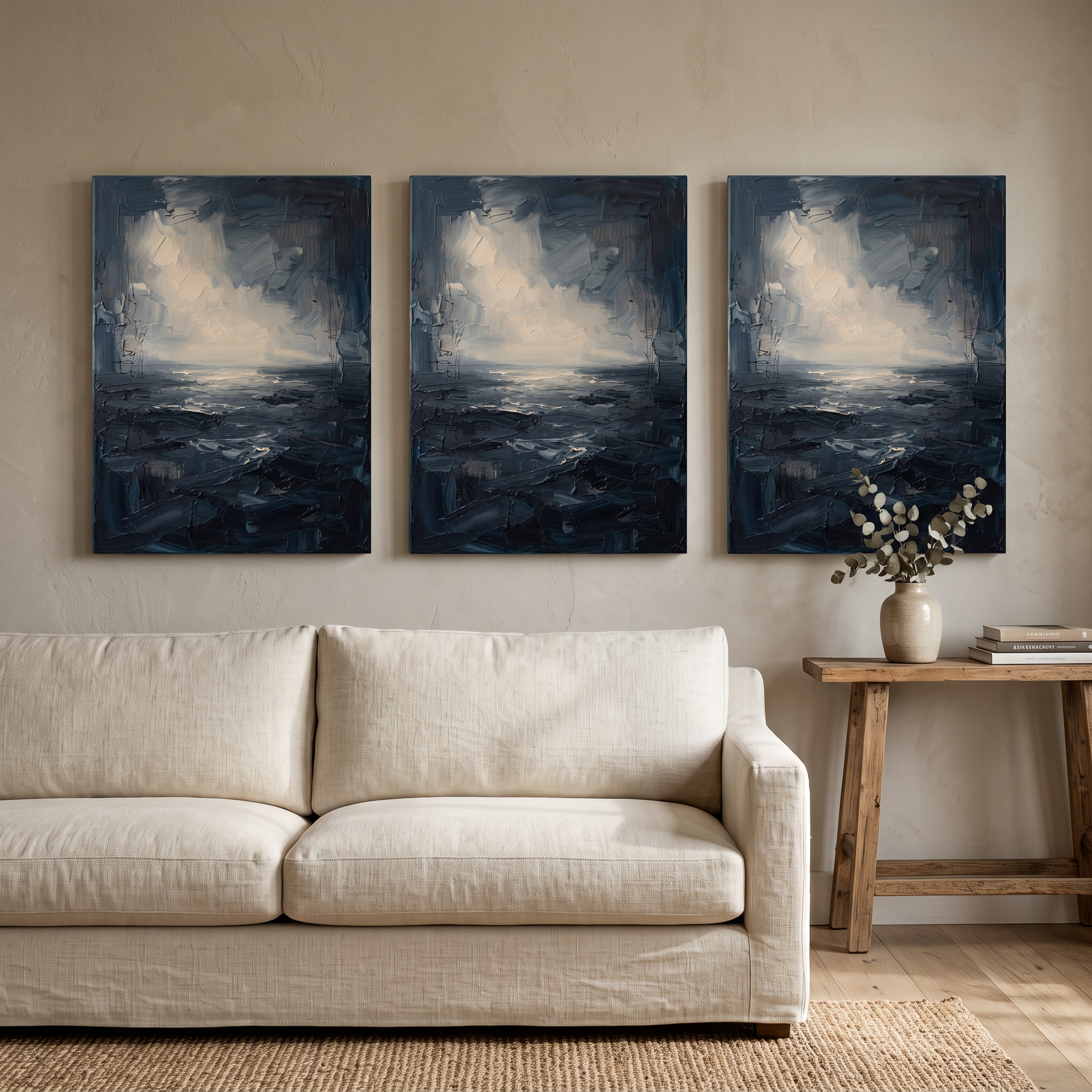 Dark Ocean Atmosphere dark ocean wall art - BloomWorld wall art print