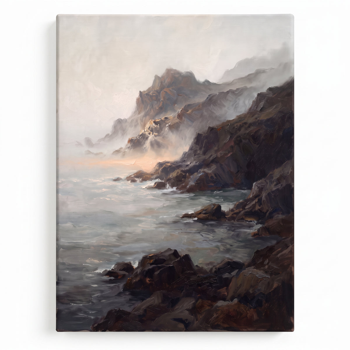 Large Coastal Wall Art For Living Room, Dramatic Seascape, Coastal Living Room Decor, Gift