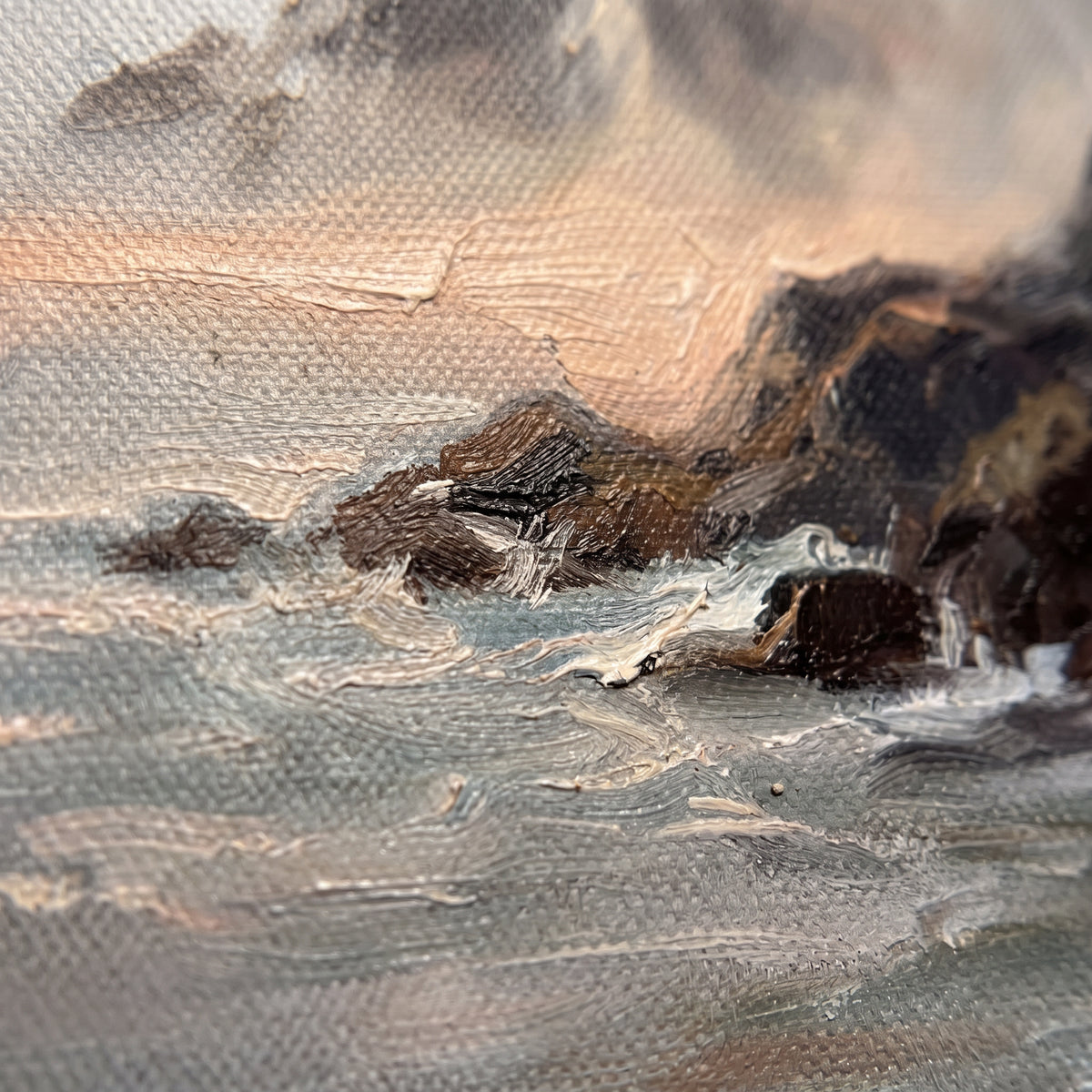 Large Coastal Wall Art For Living Room, Dramatic Seascape, Coastal Living Room Decor, Gift