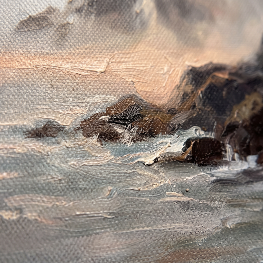 Large Coastal Wall Art For Living Room, Dramatic Seascape, Coastal Living Room Decor, Gift