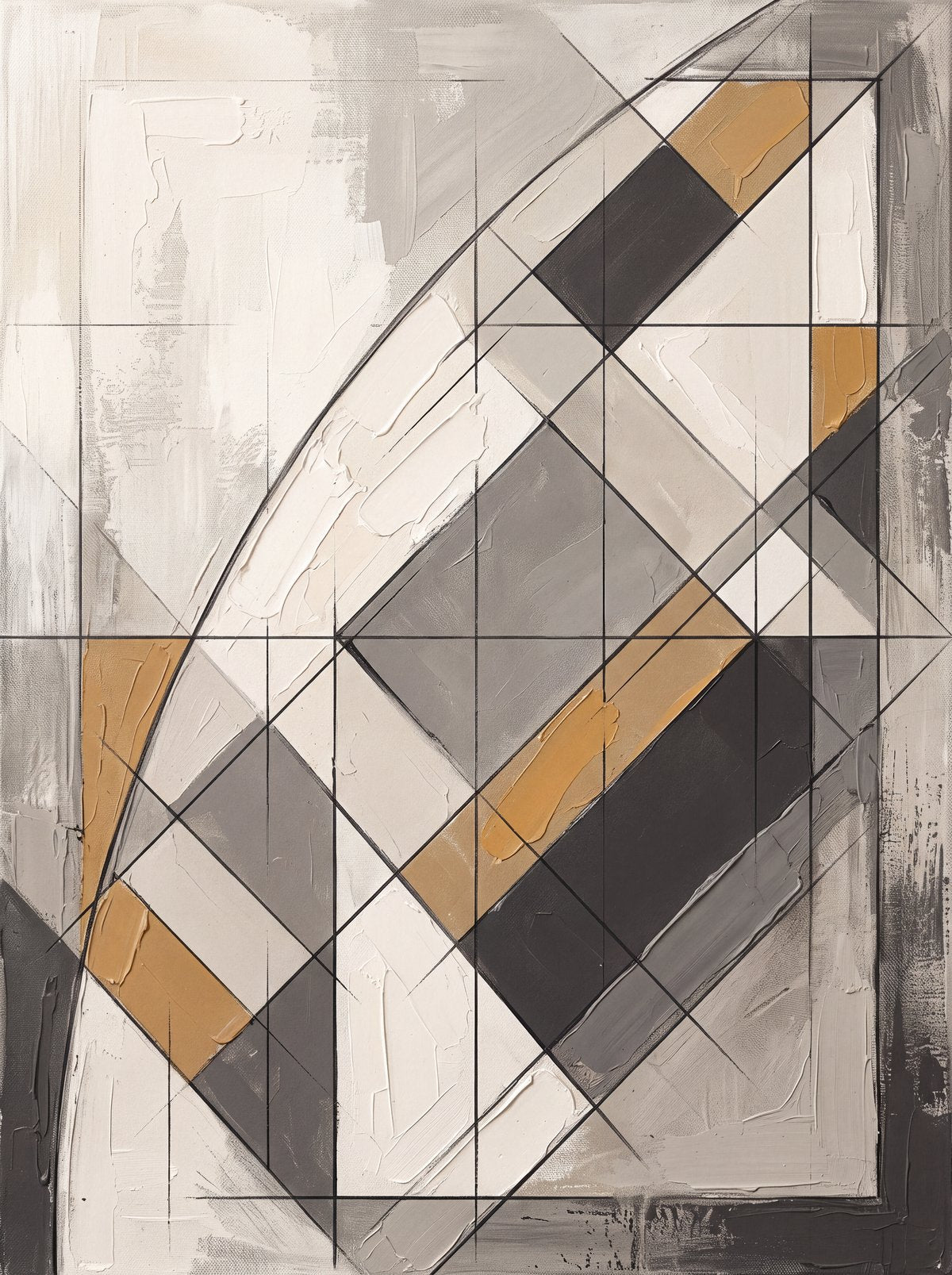 Quiet Arch Geometry Canvas Printable Wall Art — the artwork