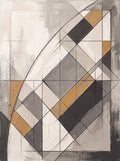 Quiet Arch Geometry Canvas Printable Wall Art — the artwork