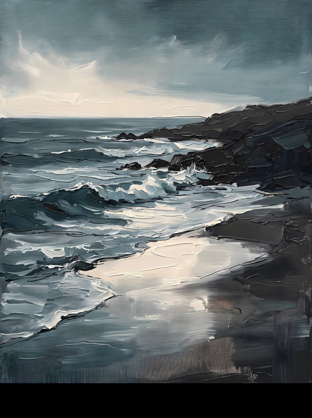 Shoreline at Dusk Printable Wall Art, Digital Download, Instant Download, Large Print